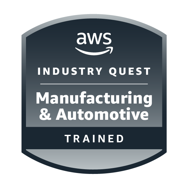 AWS Industry Quest: Manufacturing and Auto - Training Badge