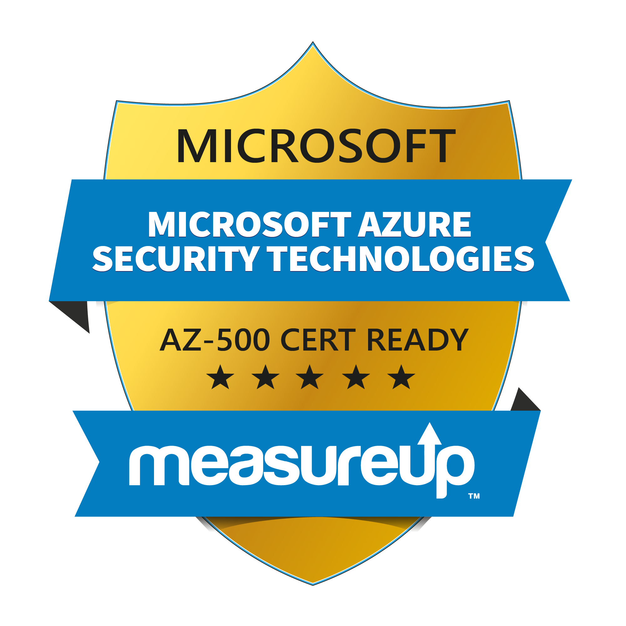 Microsoft AZ-500 Cert Ready - Credly