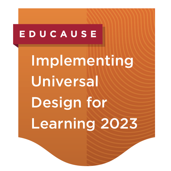 Implementing Universal Design for Learning in Higher Education 2023