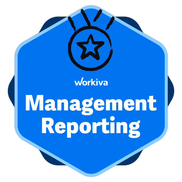 Using the Management Reporting Solution