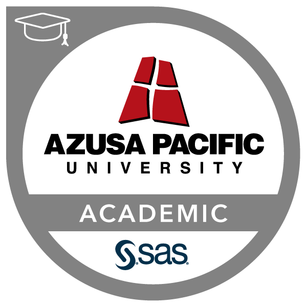 SAS Azusa Pacific University Academic Specialization In Statistical 