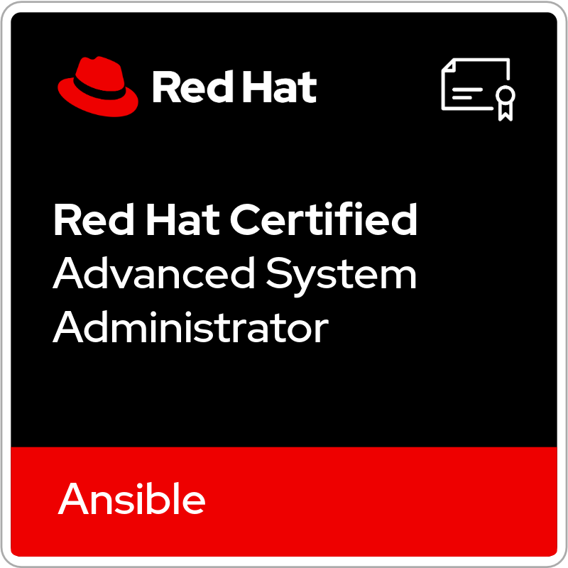 Red Hat Certified Advanced System Administrator in Ansible