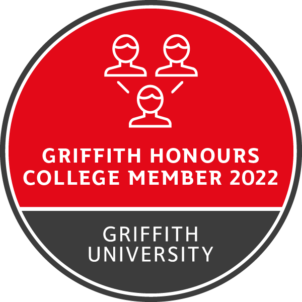 Griffith Honours College Member - 2022