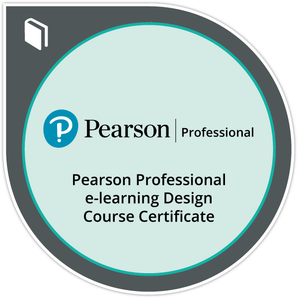 Pearson Professional e-Learning Design Course Certificate