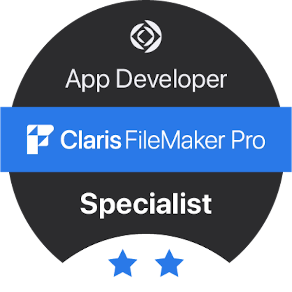 App Developer for Claris FileMaker Pro Specialist