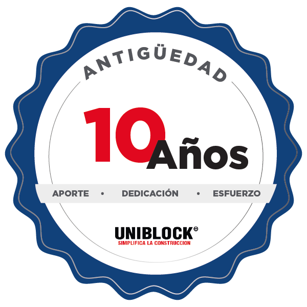 Reconocimiento por Antigüedad 10 años