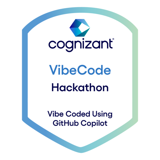Vibe Code Hackathon - using GitHub Copilot - Credly