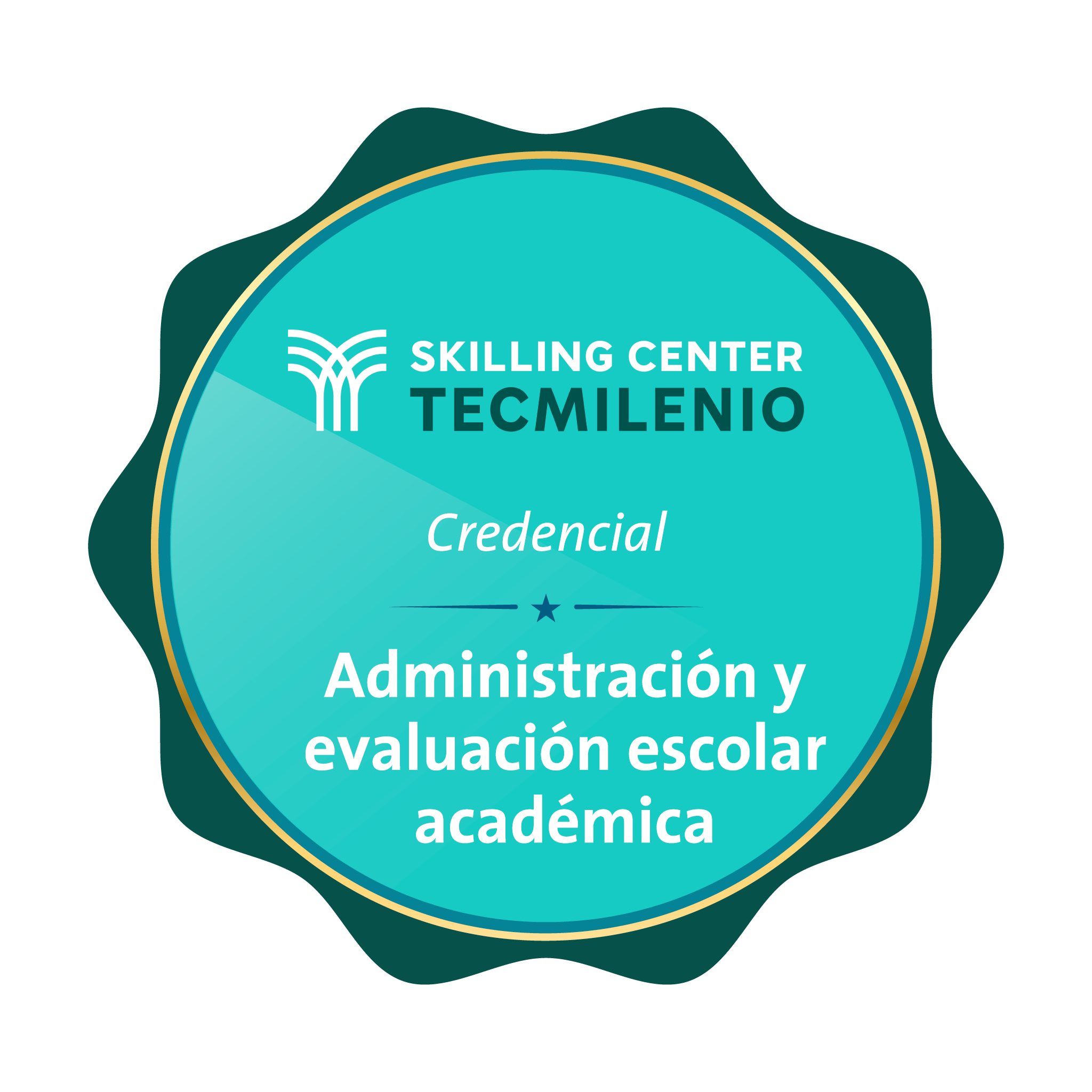 Credencial Administración y evaluación escolar académica