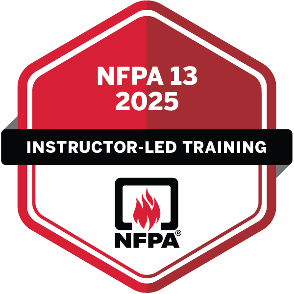 2025 NFPA 13, Standard for the Installations of Sprinkler Systems Instructor-Led Training