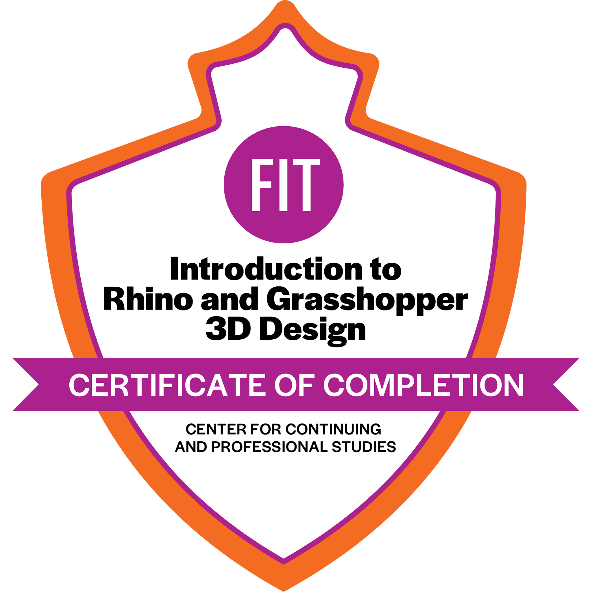 Intro to Rhino & Grasshopper 3D Design Certificate