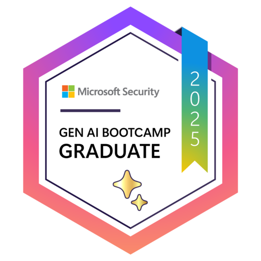 Microsoft Security Gen AI Bootcamp Graduate 2025 - Credly