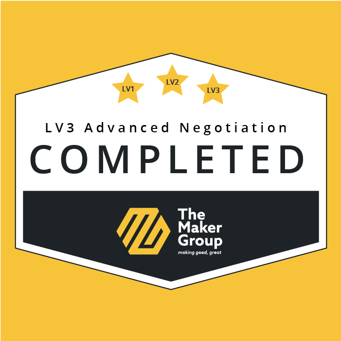 LV3 Advanced Negotiation Workshop