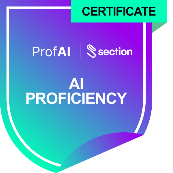 Section ProfAI: AI Proficiency