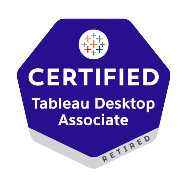 Tableau Desktop Certified Associate