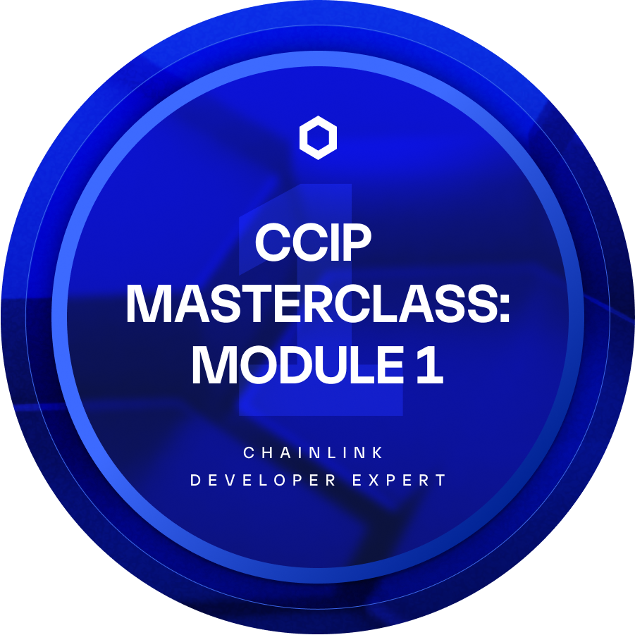 Chainlink Developer Expert: CCIP Masterclass Module 1