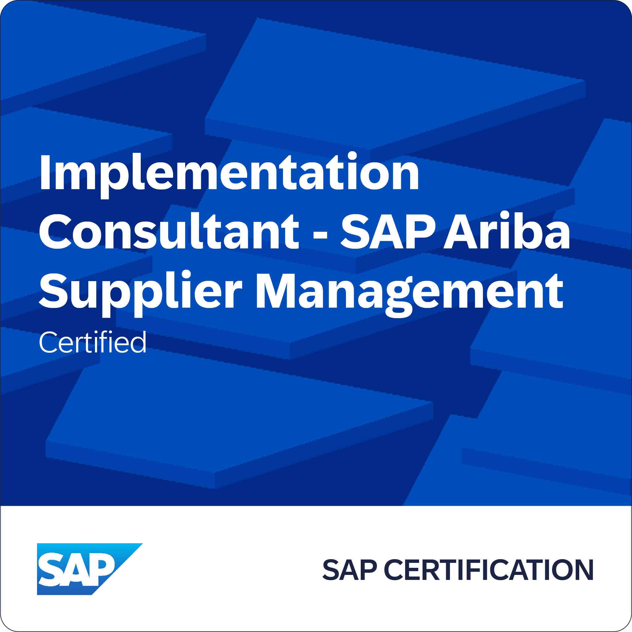SAP Certified - Implementation Consultant - SAP Ariba Supplier Management