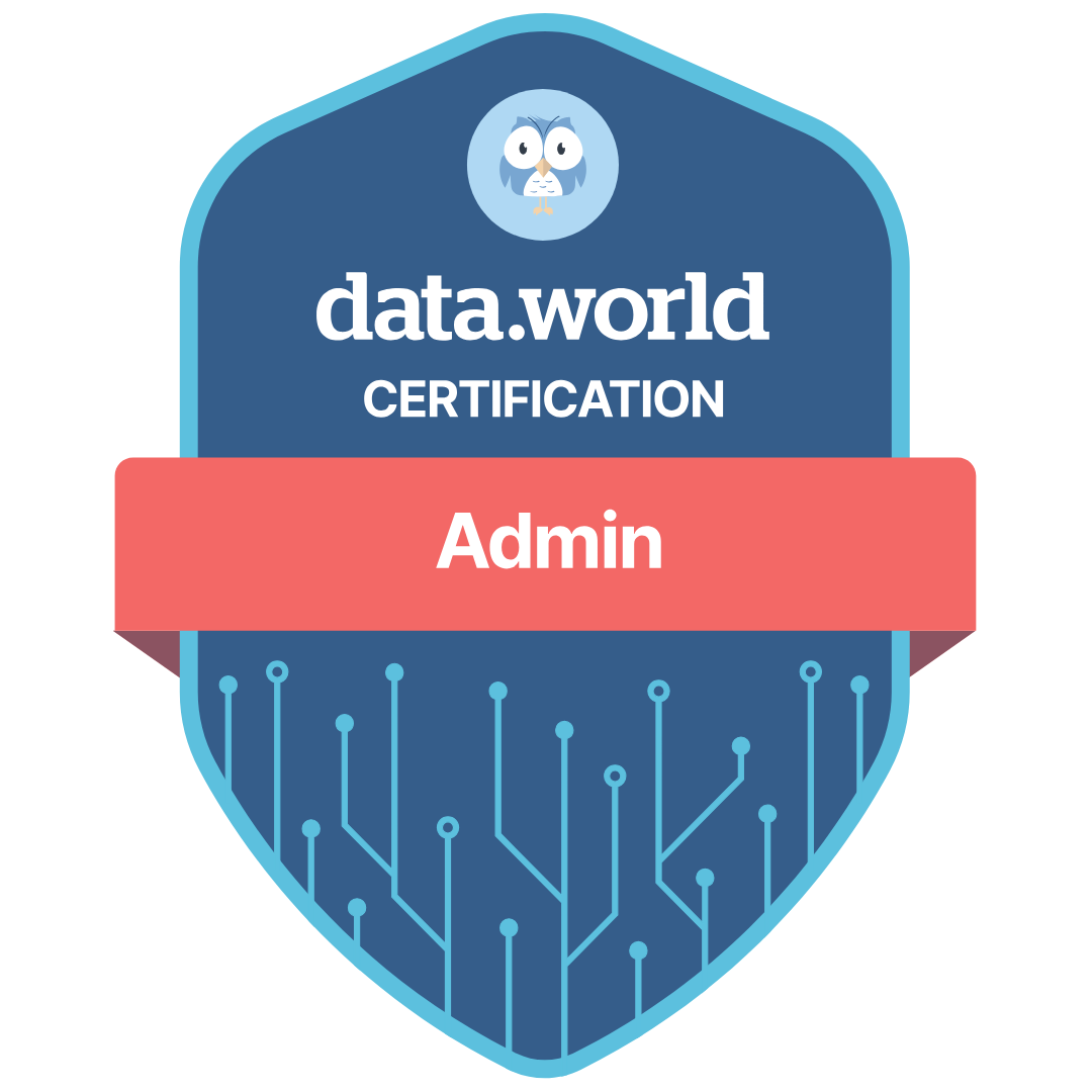 data.world Admin Certification