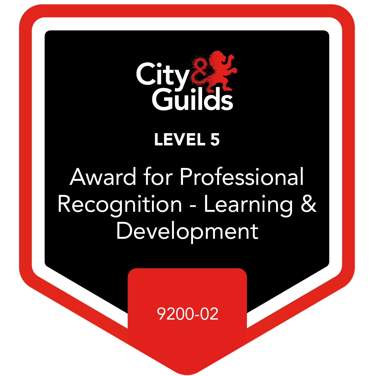 Level 5 Award for Professional Recognition - Learning and Development - 9200-02