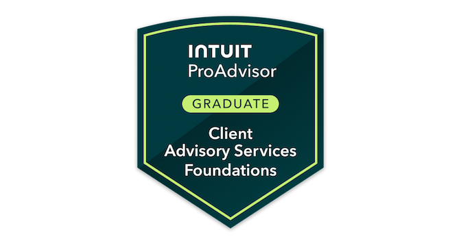 Client Advisory Services Foundations badge
