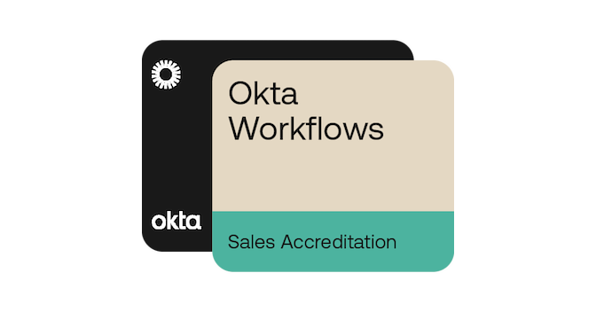 Okta Workflows Sales Accreditation - Credly