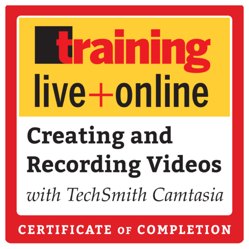 Creating and Recording Videos with TechSmith Camtasia Certificate ...