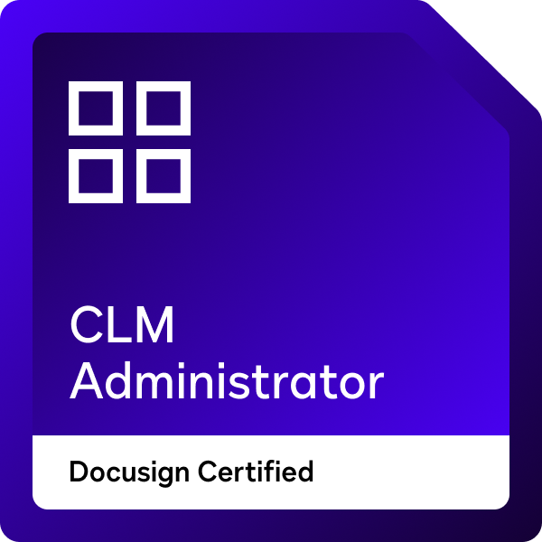 Certified Docusign CLM Administrator