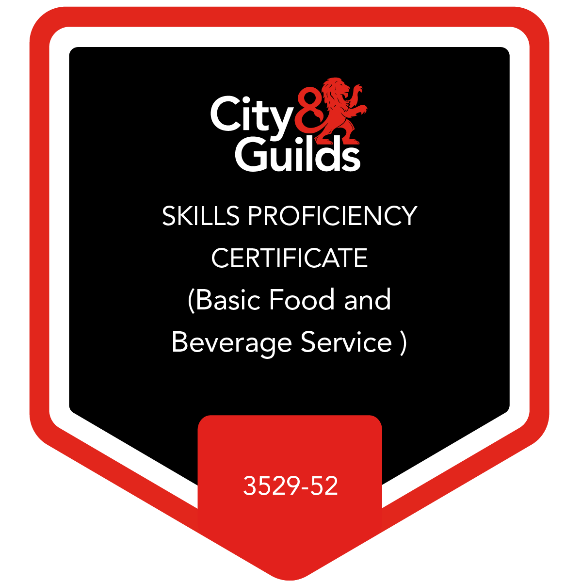 Skills Proficiency Certificate (Basic Food and Beverage Service) 3529-52