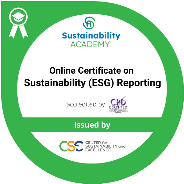 Online Certificate on Sustainability (ESG) Reporting