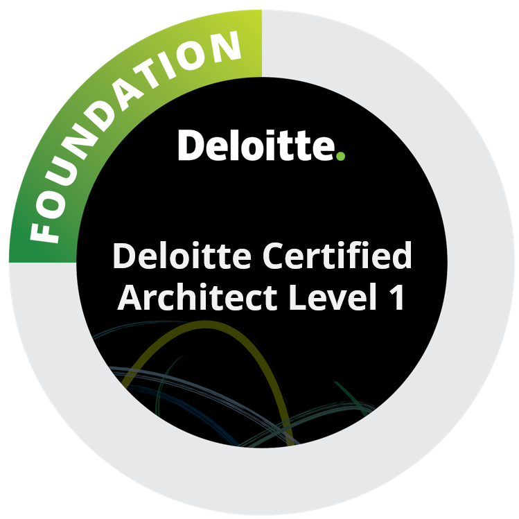 Deloitte Certified Architect Level 1