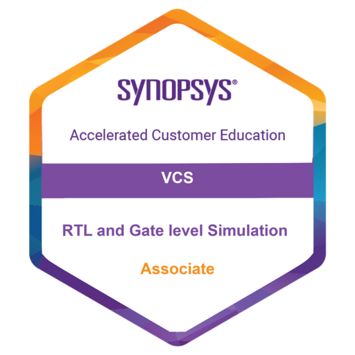 VCS: RTL and Gate level Simulation: Exam - Credly