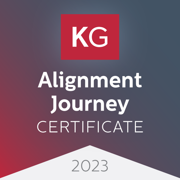 KG Alignment Journey Certificate