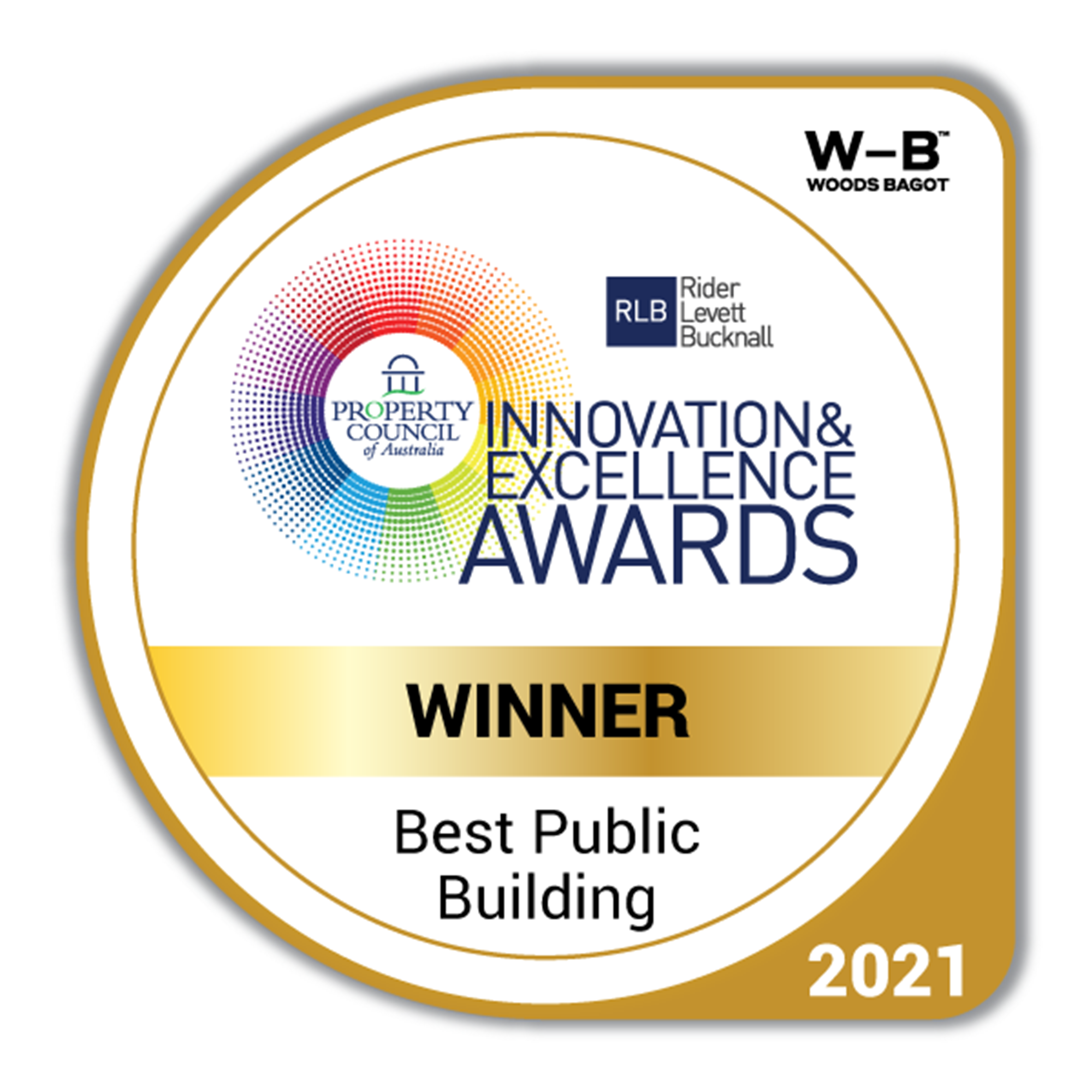 Innovation & Excellence Awards Winner 2021 Best Public Building Credly