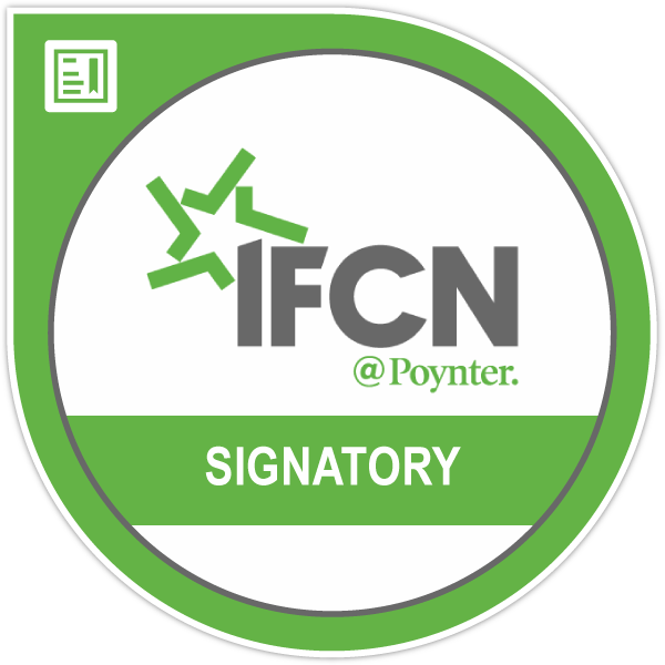 IFCN Fact-Checkers' Code of Principles Signatory