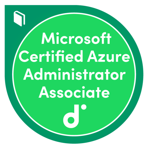 Kursteilnahme: Microsoft Certified Azure Administrator Associate - Credly