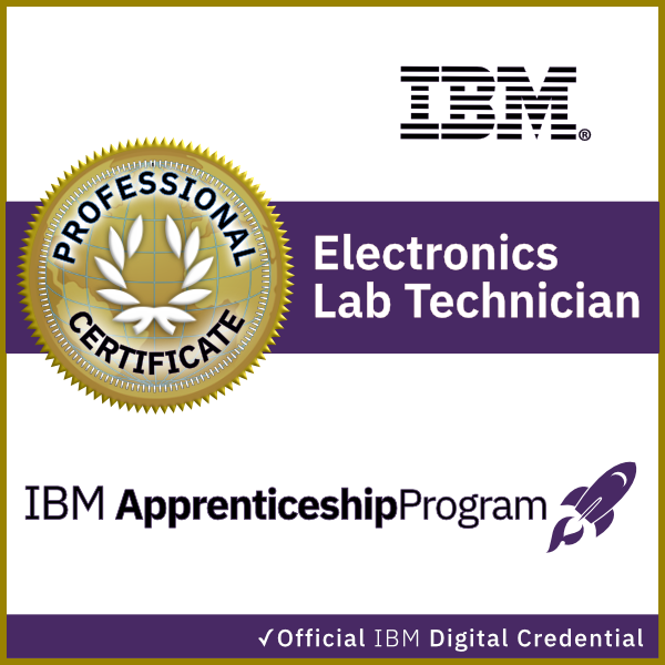 IBM Electronics Lab Tech Apprenticeship Certificate