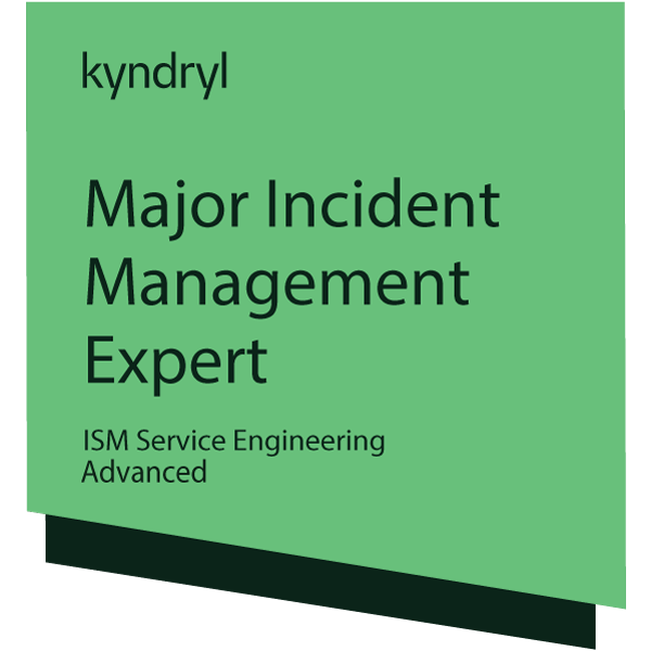Major Incident Management Expert Credly