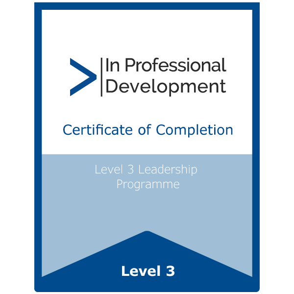 Bespoke Level 3 Leadership Programme.