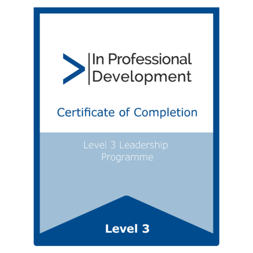 Bespoke Level 3 Leadership Programme. - Credly