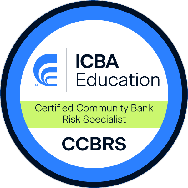 Certified Community Bank Risk Specialist (CCBRS)