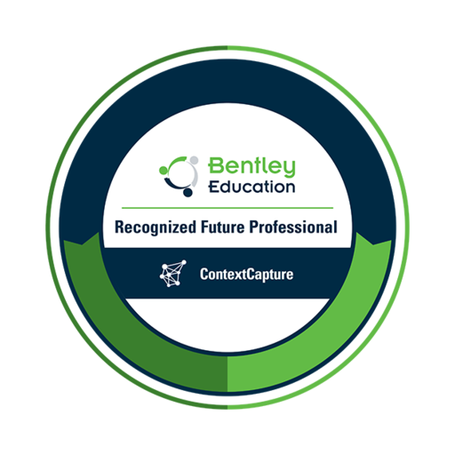 Bentley Education Recognized Future Professional ContextCapture Credly