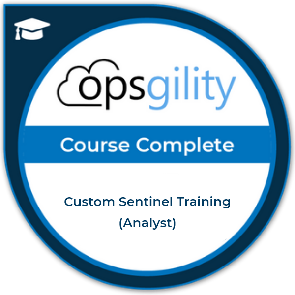 Custom Sentinel Training (Analyst)