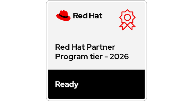 Red Hat Partner Program tier: Ready - Credly