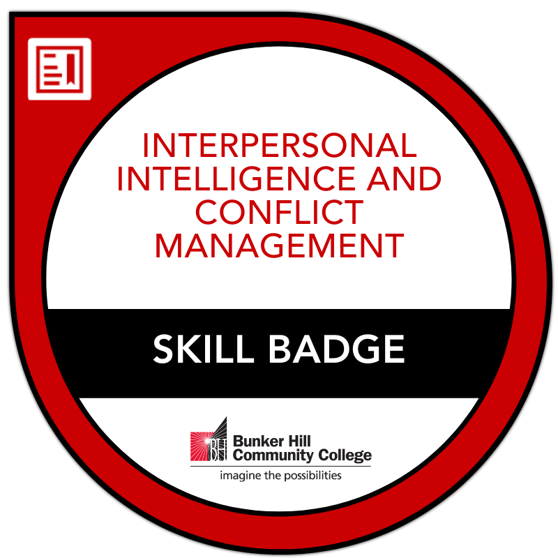 Interpersonal Intelligence and Conflict Management Skill Badge
