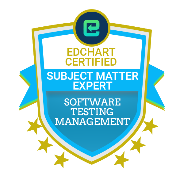 Edchart Certified Software Testing Management Subject Matter Expert