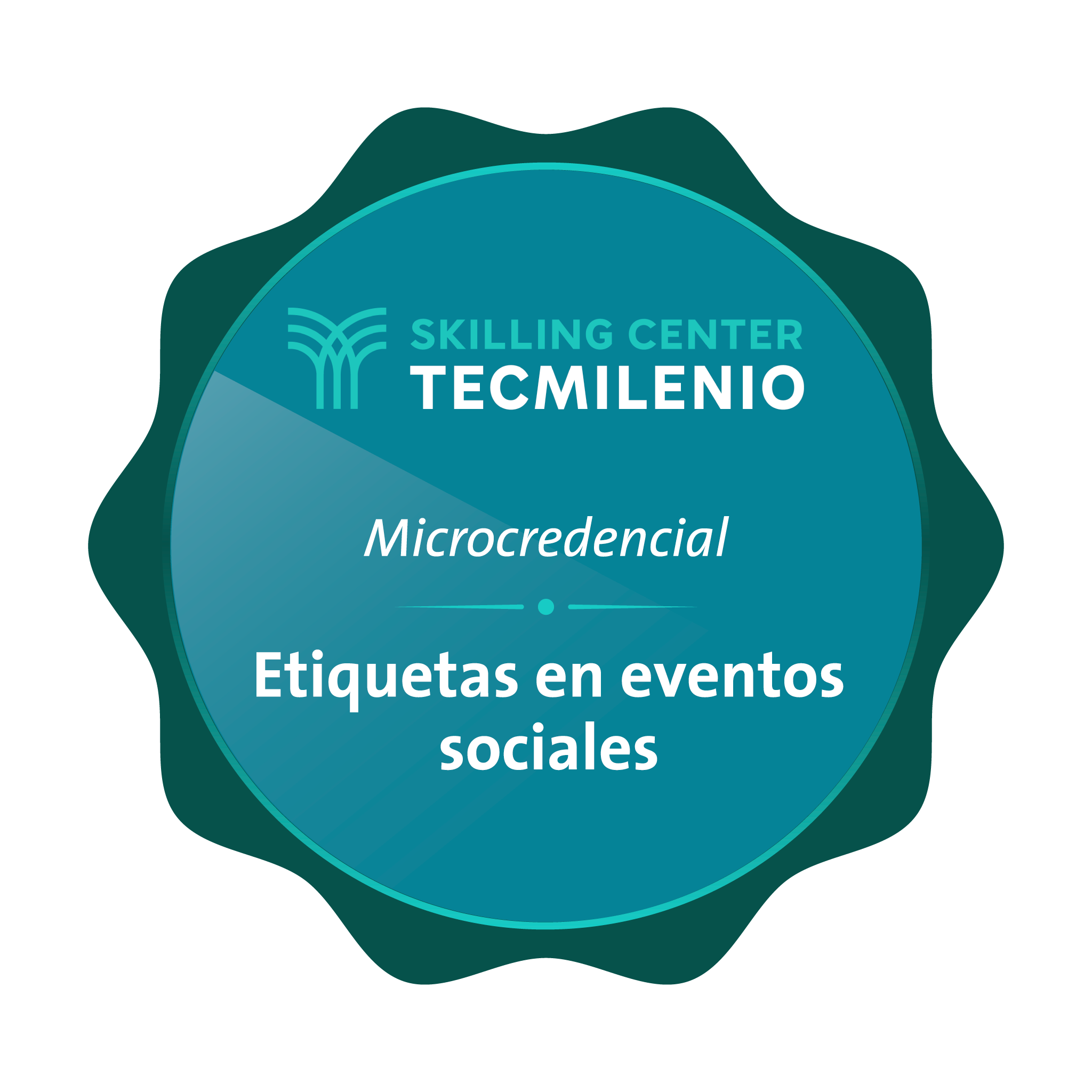 Microcredencial Etiquetas en eventos sociales