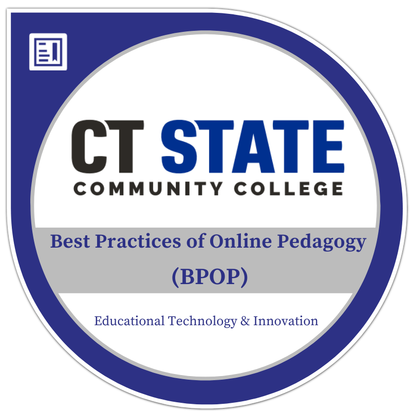 Best Practices for Online Pedagogy (BPOP) - Credly