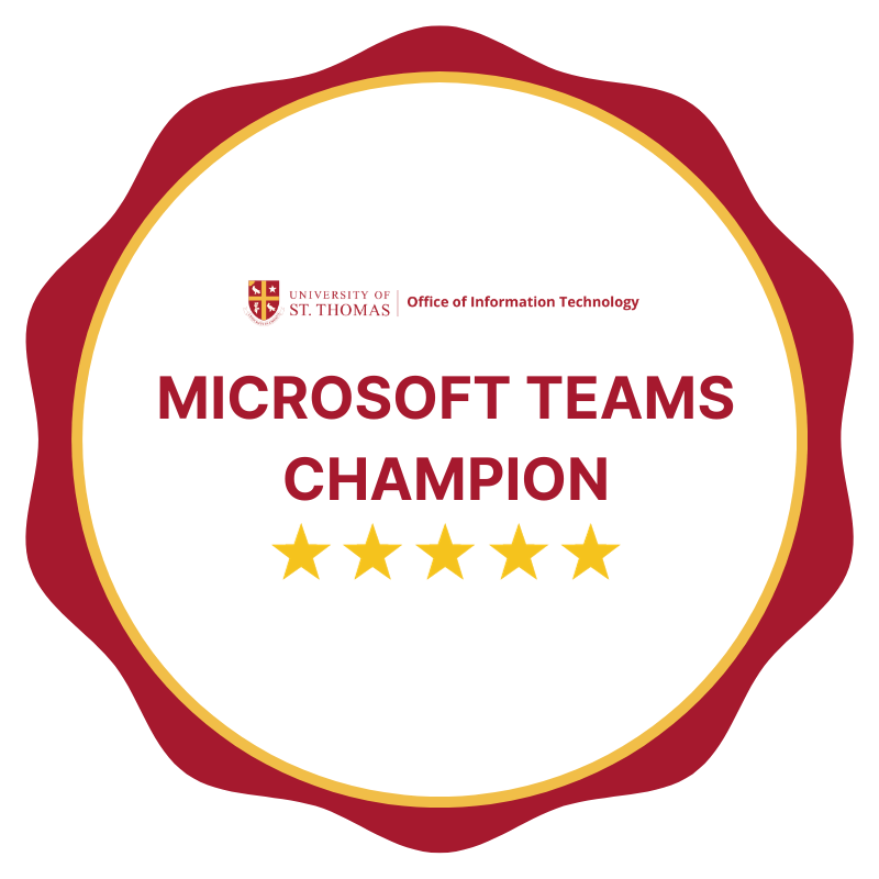 Microsoft Teams Champion