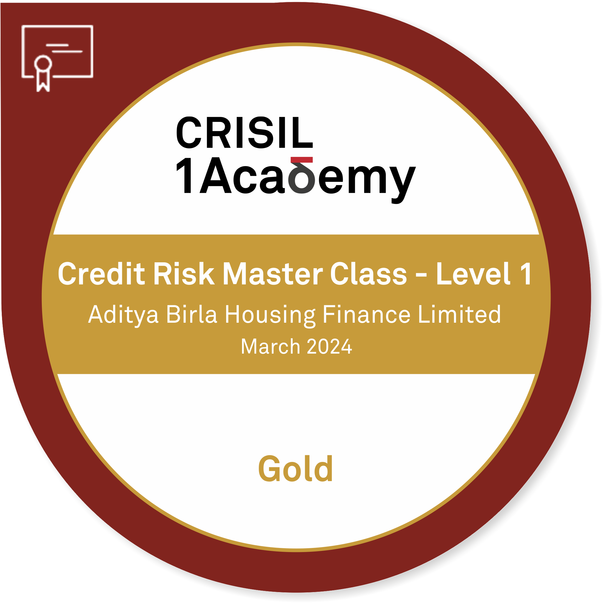 Credit Risk Master Class - Level 1