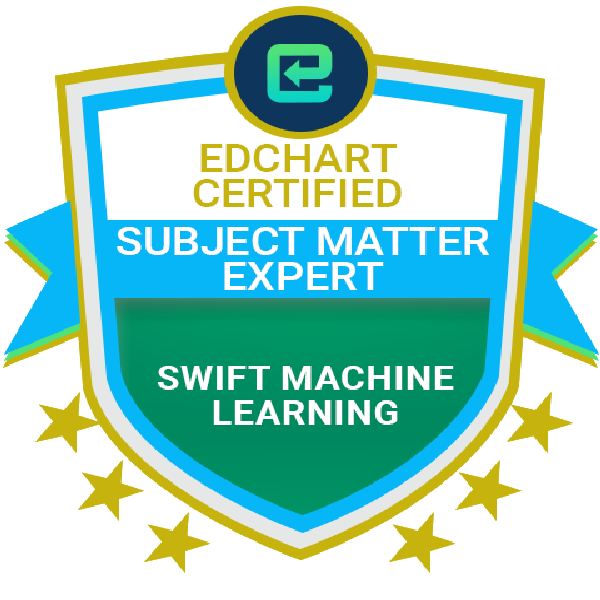 Edchart Certified Swift Machine Learning Subject Matter Expert