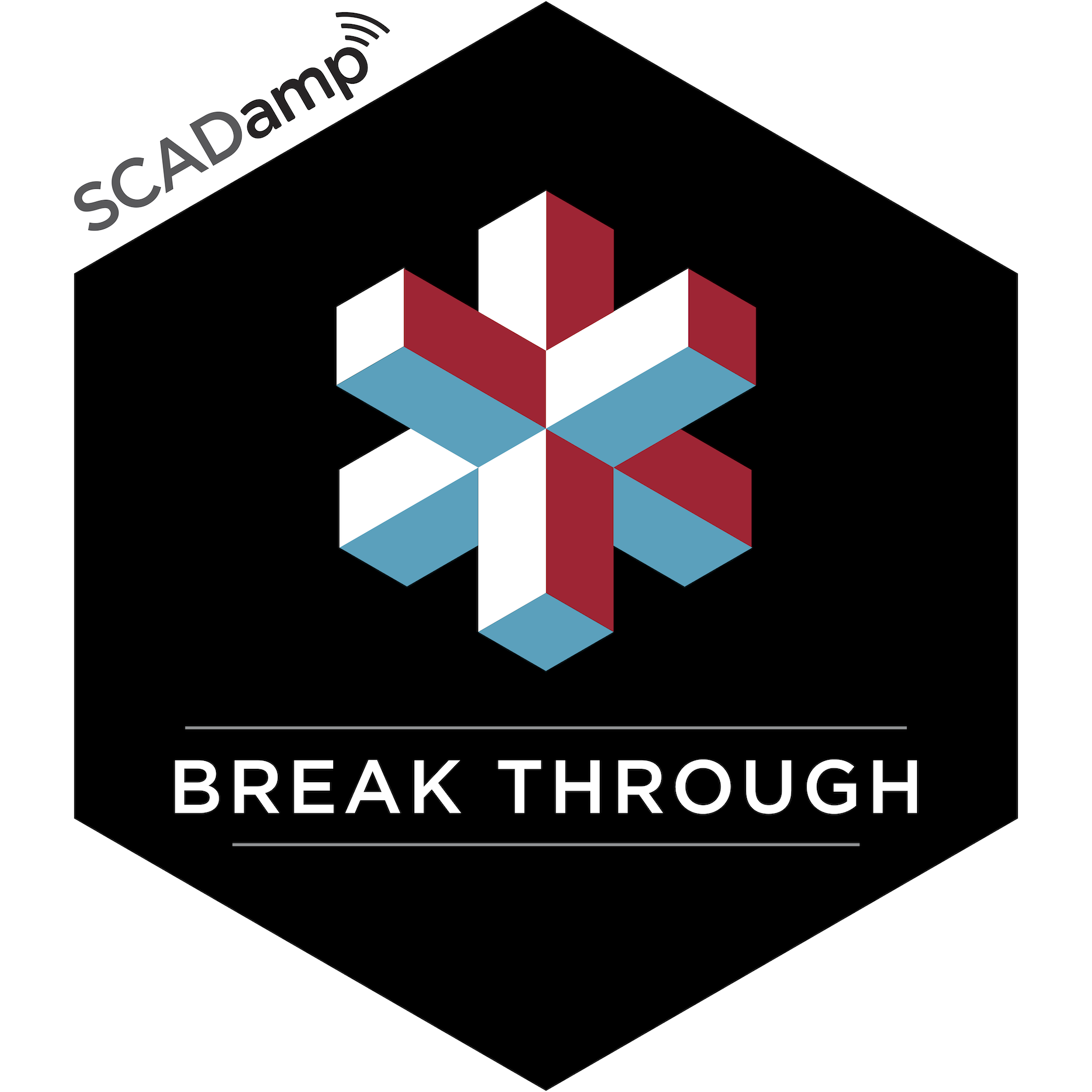 SCADamp: BREAK THROUGH Badge